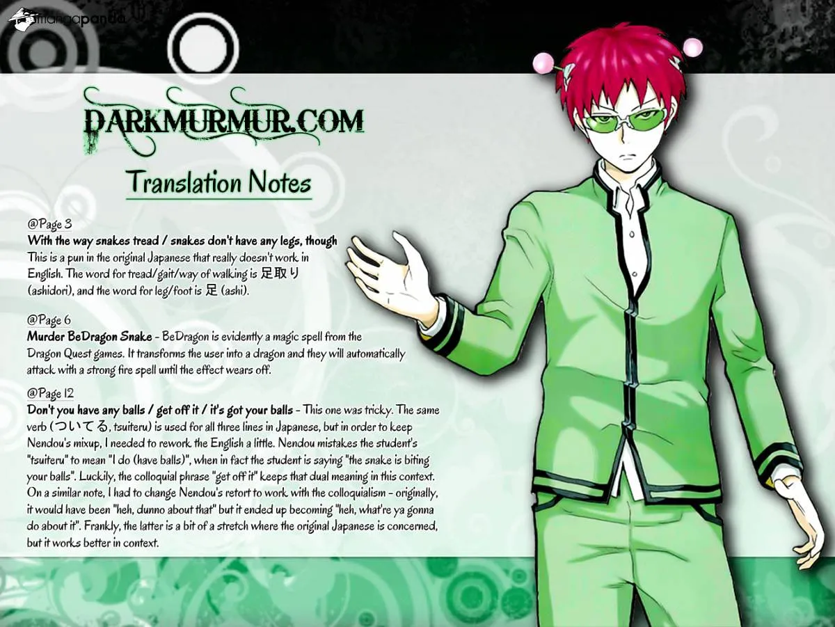 Read Saiki Kusuo No Sainan Manga Online