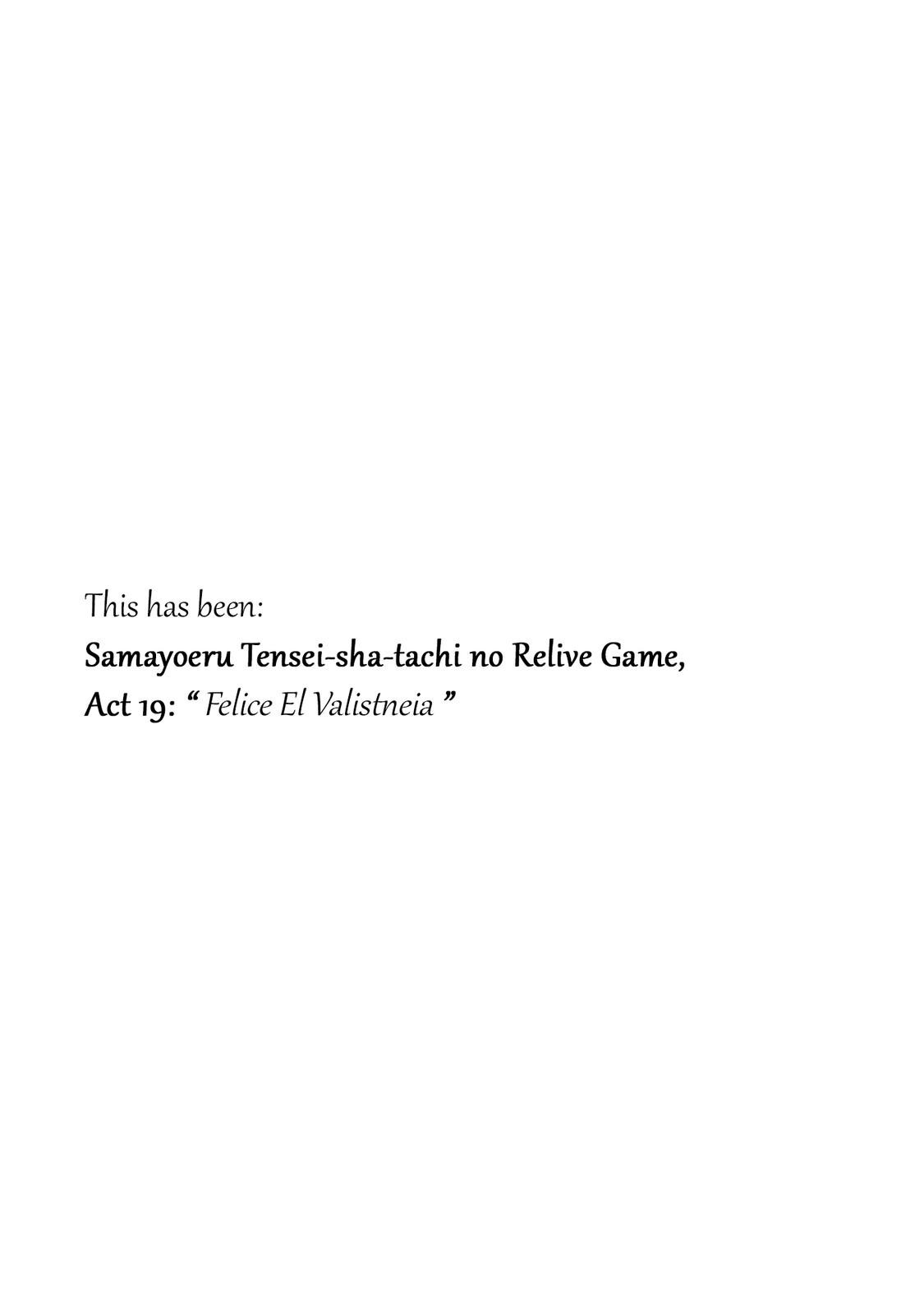 Read Samayoeru Tensei-sha-tachi no Relive Game Manga Online