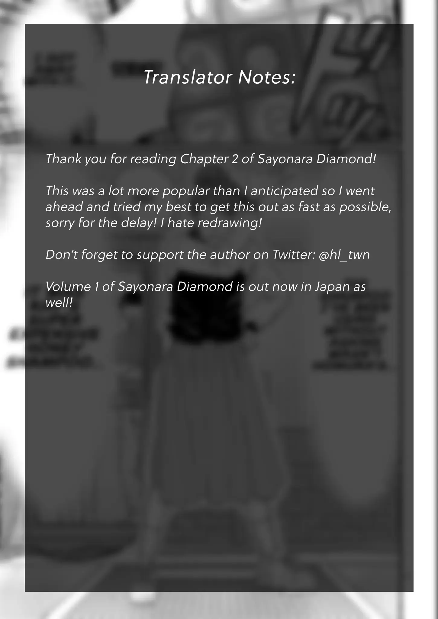 Read Sayonara Diamond Manga Online