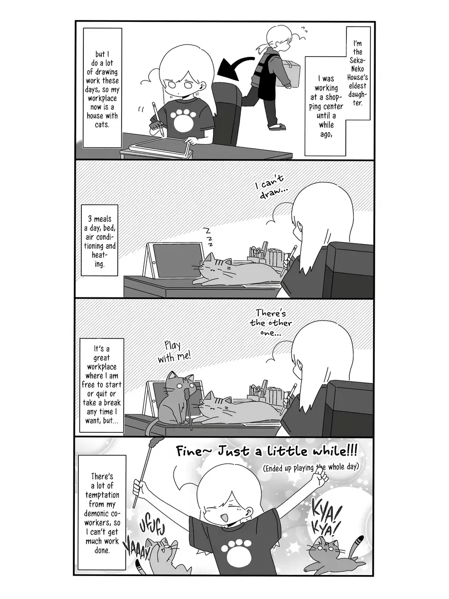 Read Sekai wo Teki ni Mawashitemo Neko wo Aishiteru Manga Online