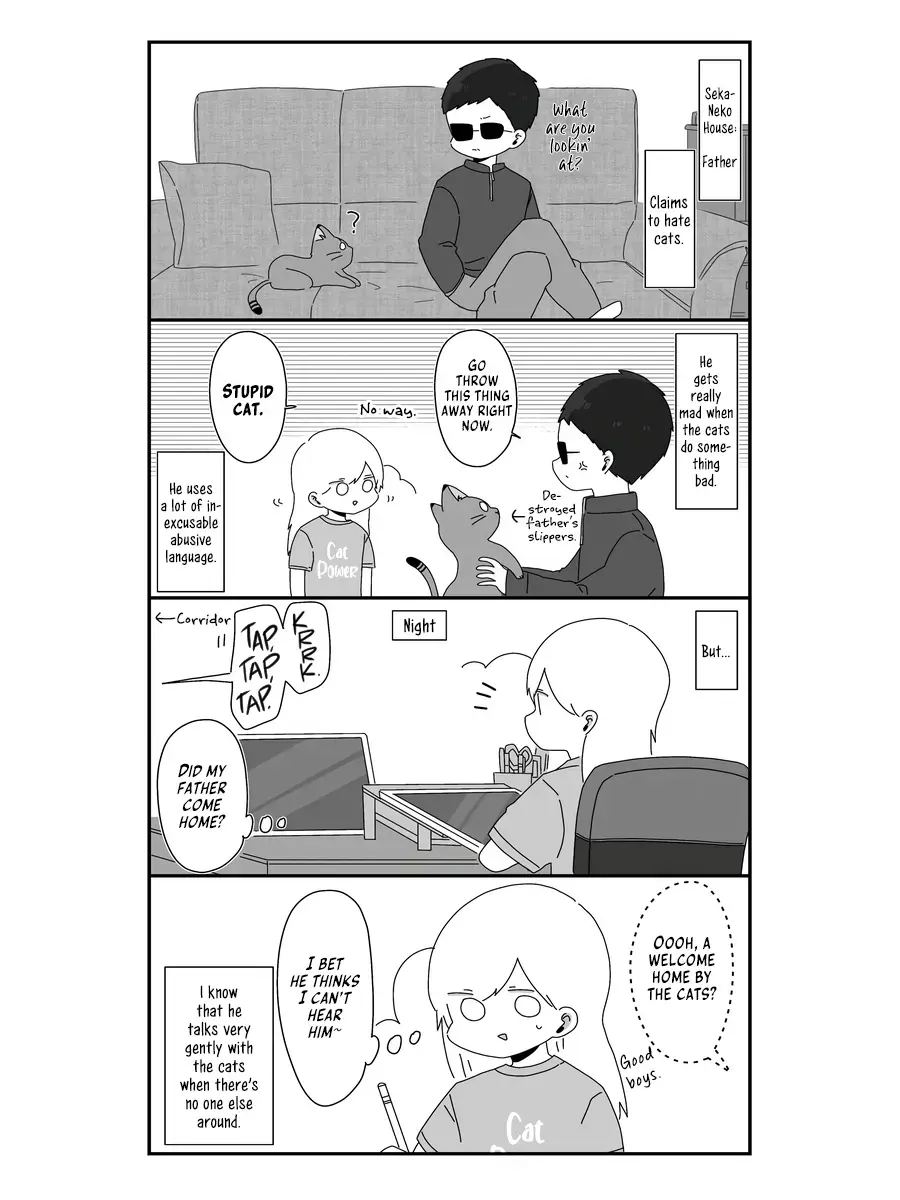 Read Sekai wo Teki ni Mawashitemo Neko wo Aishiteru Manga Online