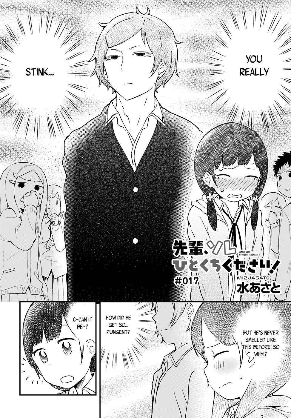 Read Senpai, Sore Hitokuchi Kudasai! Manga Online