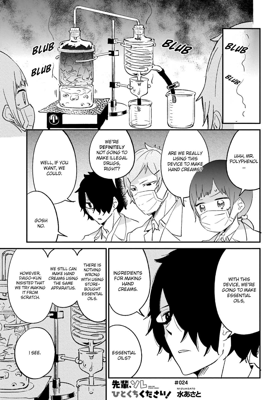 Read Senpai, Sore Hitokuchi Kudasai! Manga Online