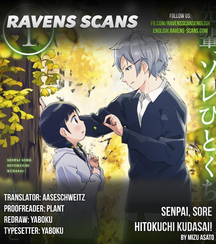 Read Senpai, Sore Hitokuchi Kudasai! Manga Online