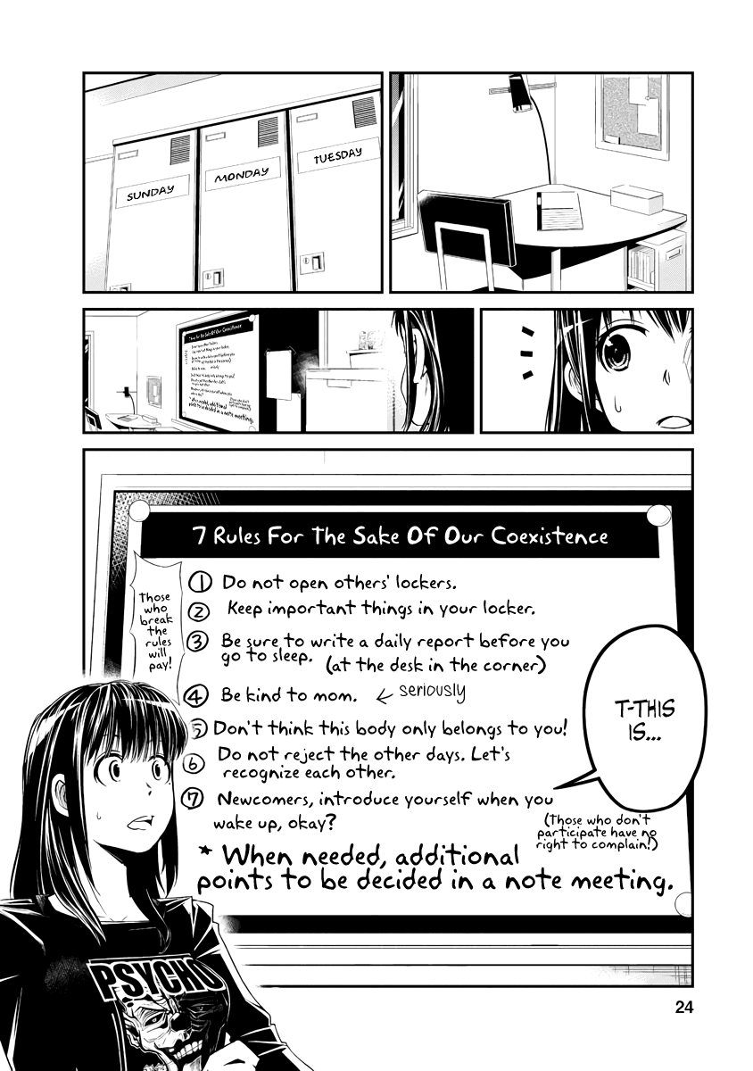Read Seven Day Alternating Personality Syndrome Manga Online
