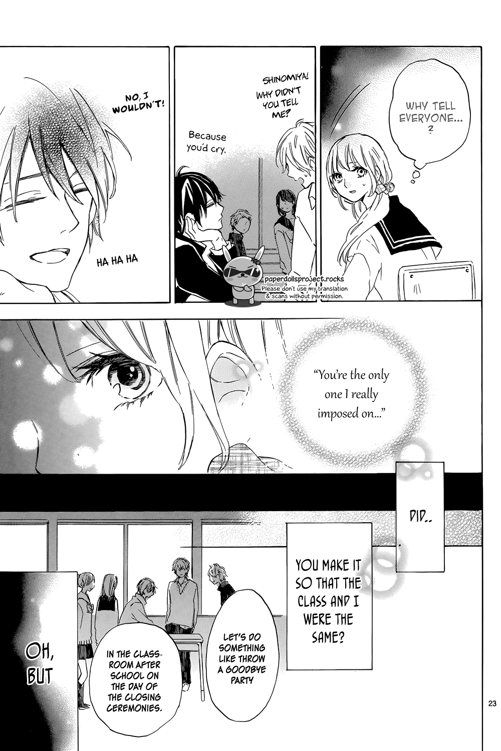 Read Shinomiya-kun no Sekai ga Owatte mo Manga Online