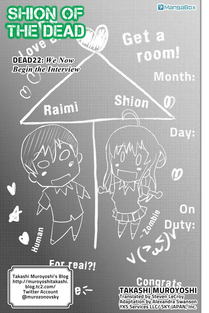 Read Shion of the Dead Manga Online