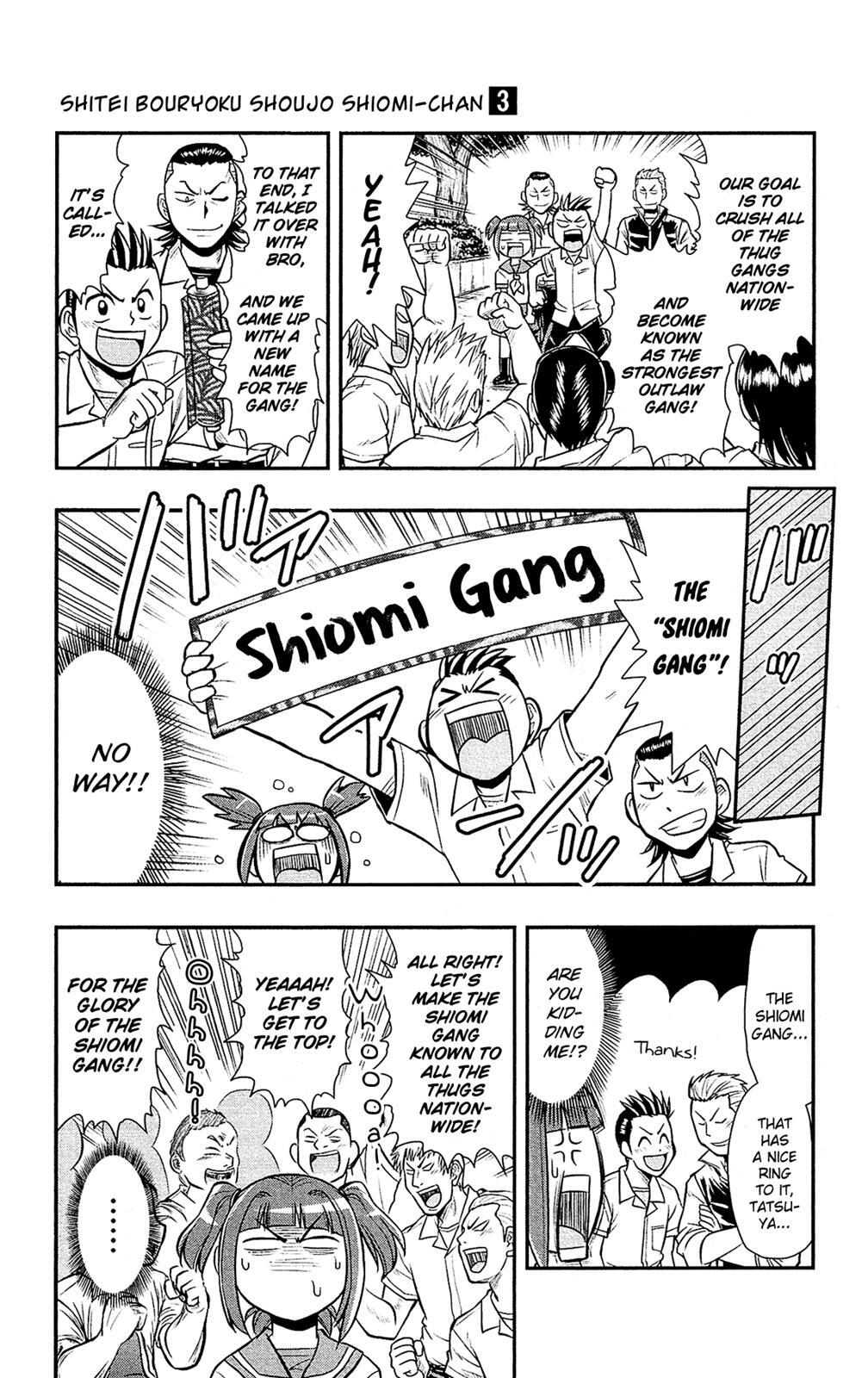 Read Shitei Bouryoku Shoujo Shiomi-chan Manga Online