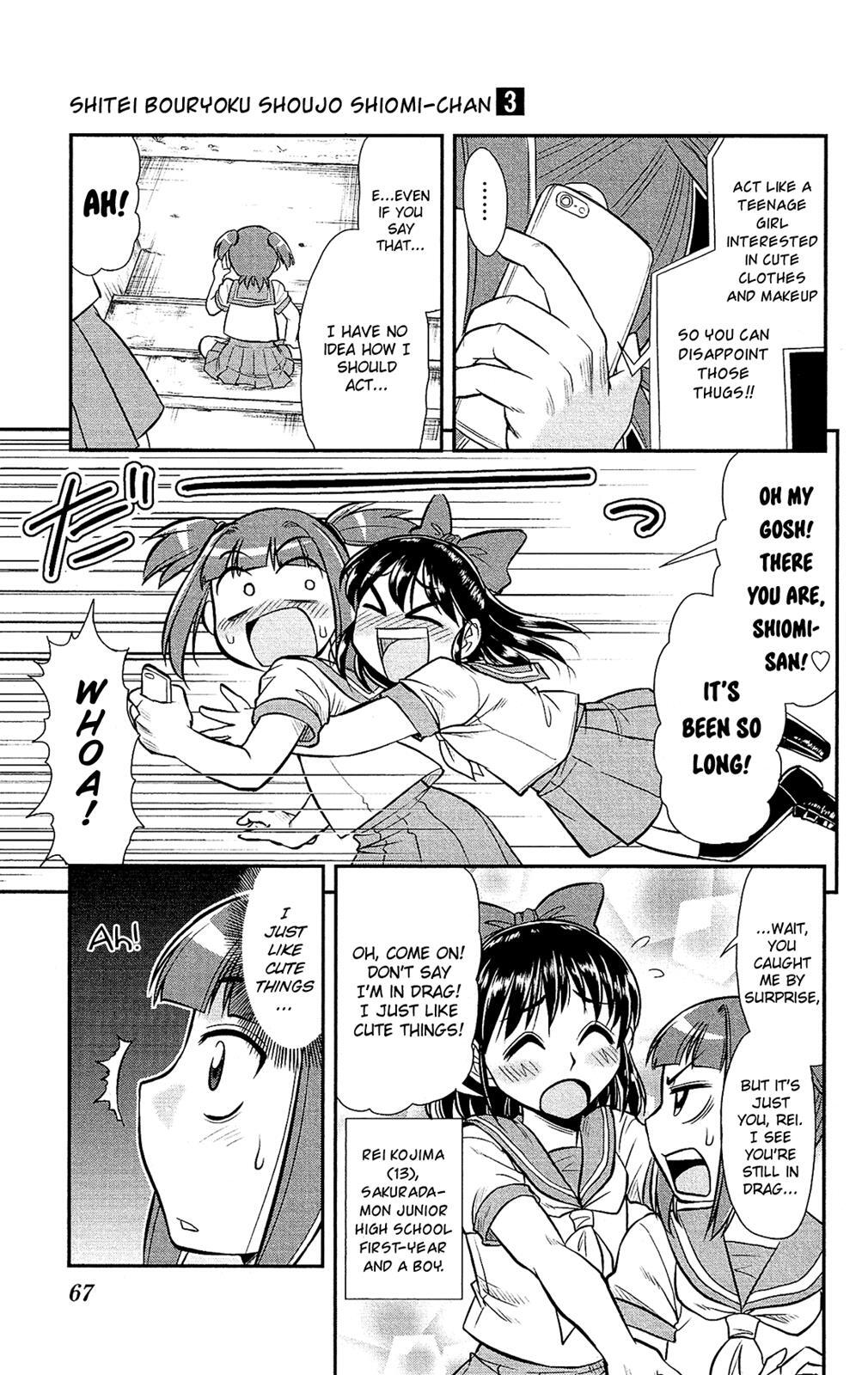 Read Shitei Bouryoku Shoujo Shiomi-chan Manga Online