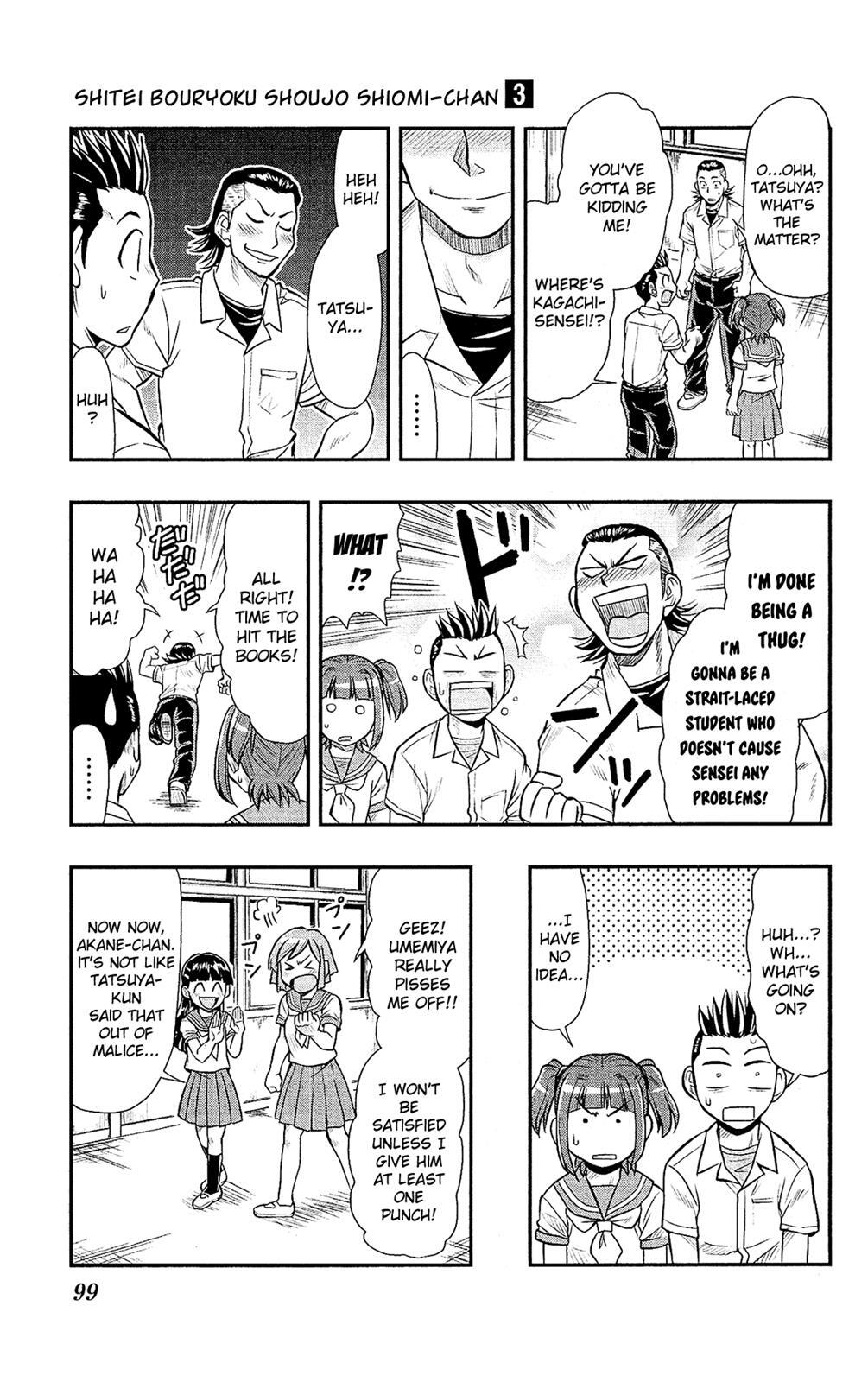 Read Shitei Bouryoku Shoujo Shiomi-chan Manga Online