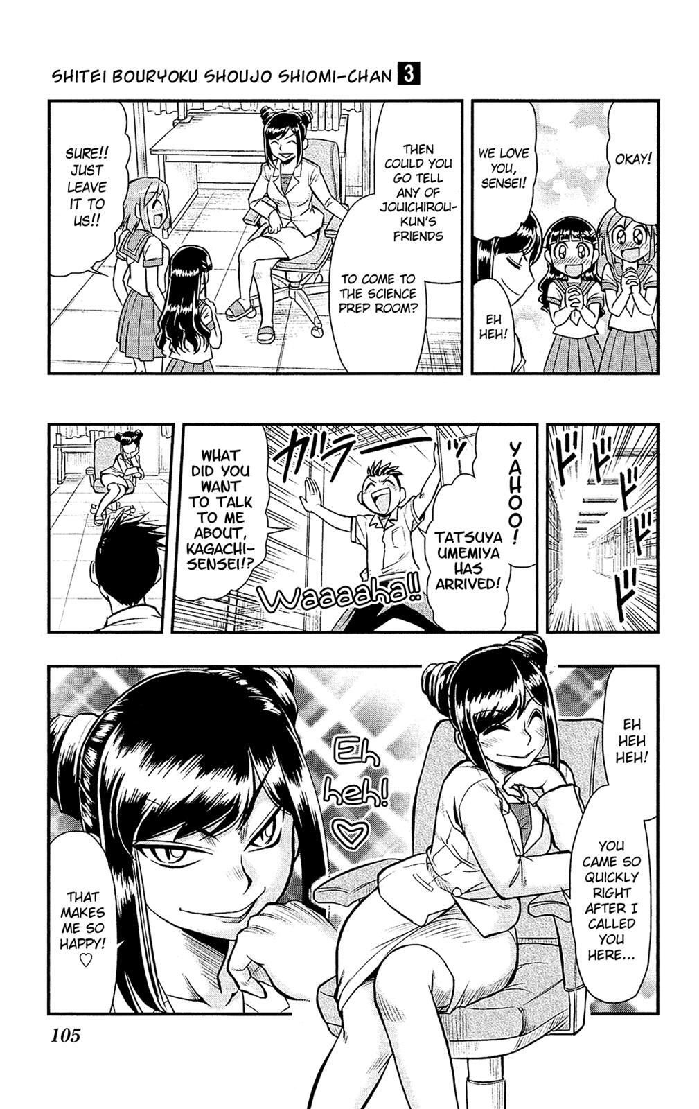 Read Shitei Bouryoku Shoujo Shiomi-chan Manga Online