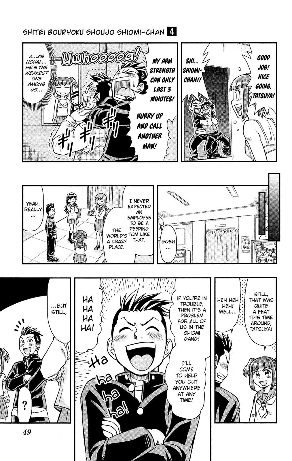 Read Shitei Bouryoku Shoujo Shiomi-chan Manga Online