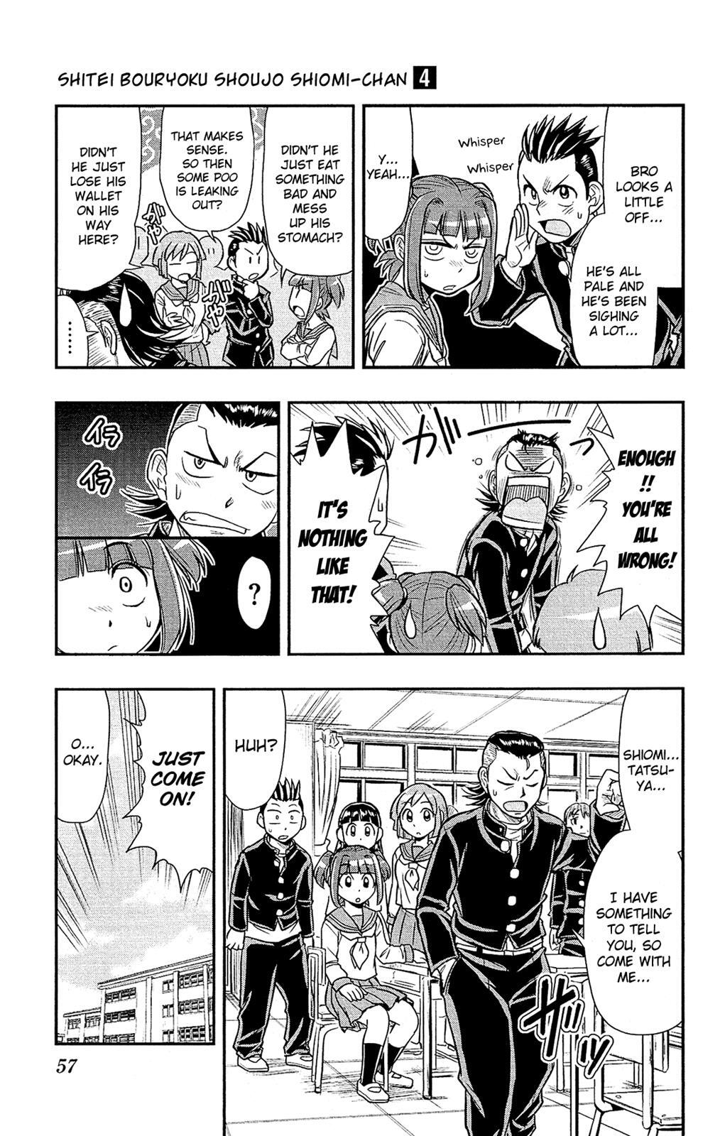 Read Shitei Bouryoku Shoujo Shiomi-chan Manga Online