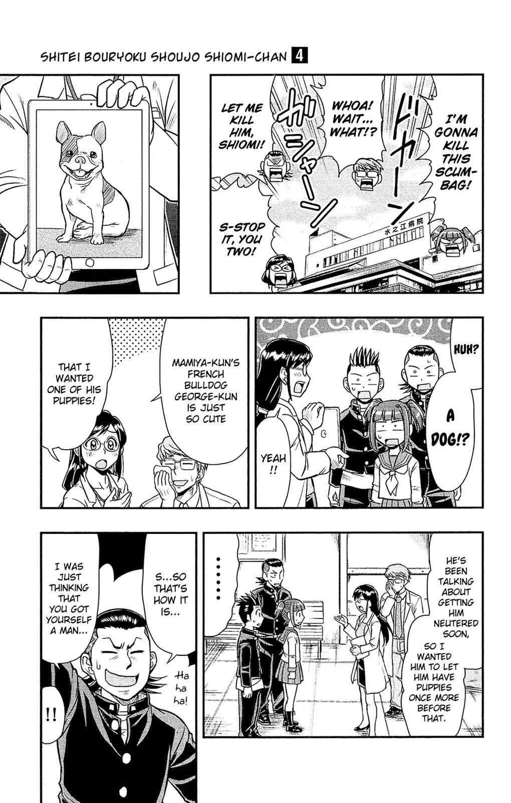 Read Shitei Bouryoku Shoujo Shiomi-chan Manga Online