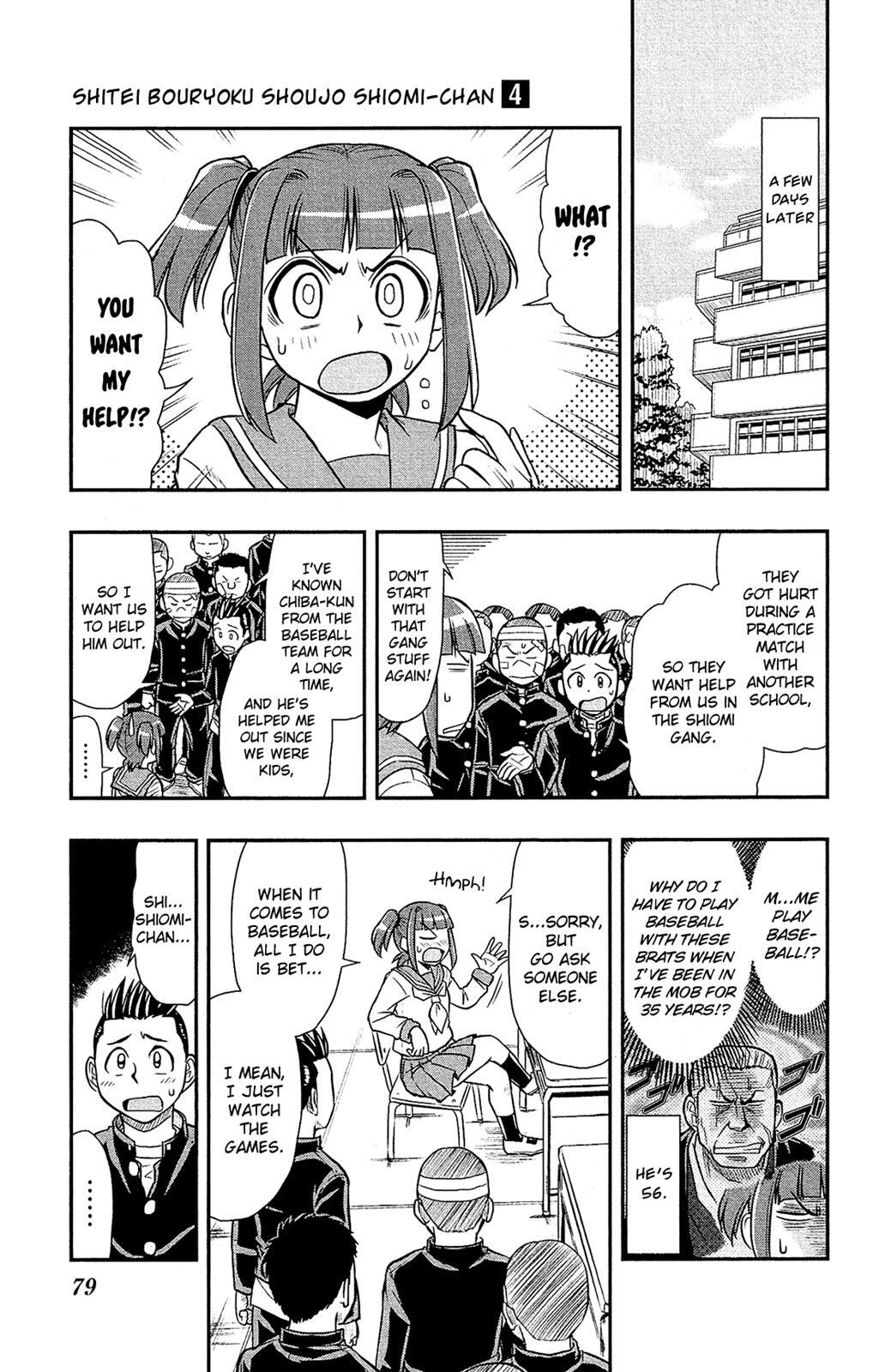 Read Shitei Bouryoku Shoujo Shiomi-chan Manga Online