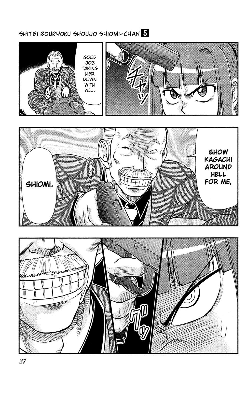 Read Shitei Bouryoku Shoujo Shiomi-chan Manga Online