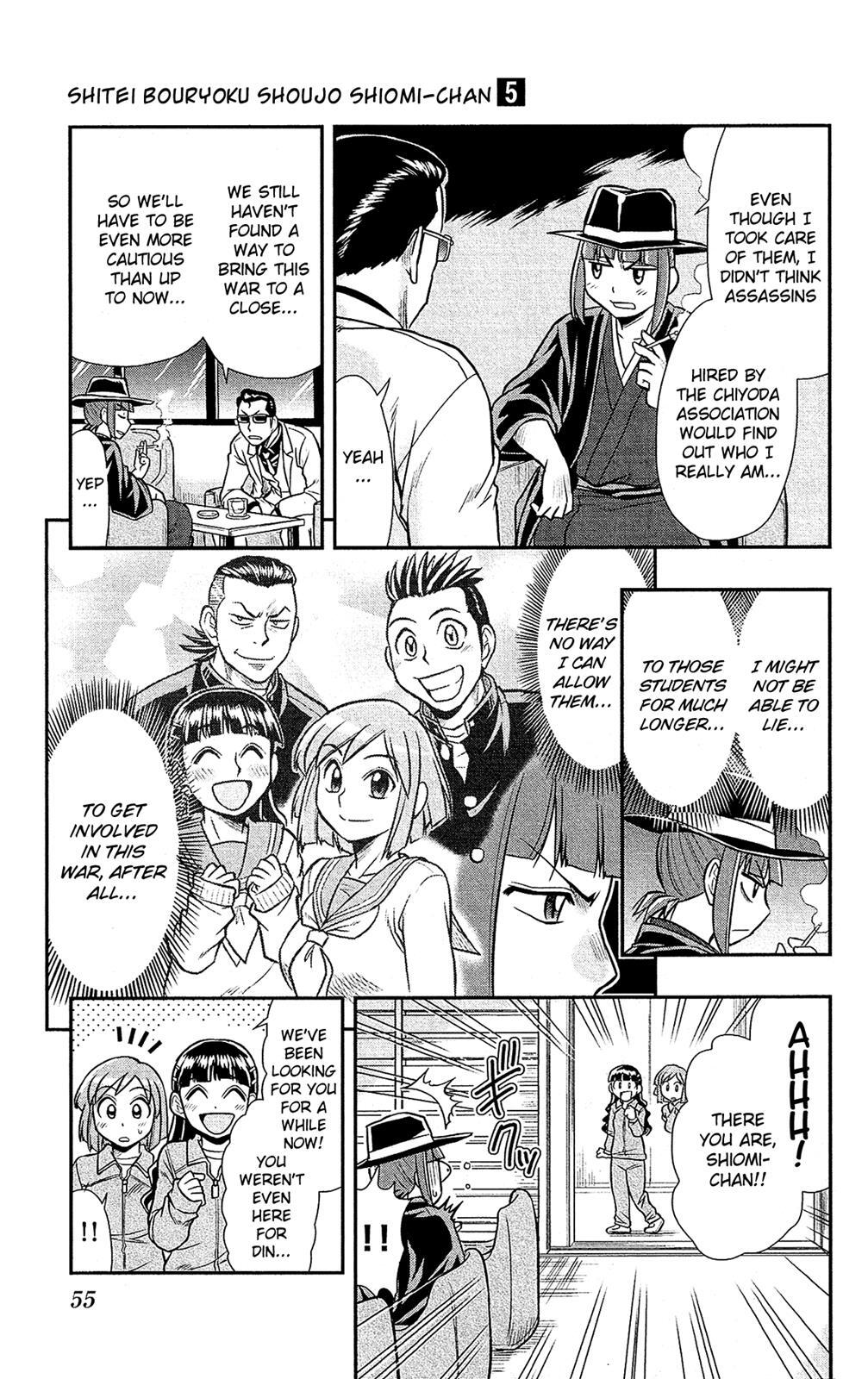 Read Shitei Bouryoku Shoujo Shiomi-chan Manga Online