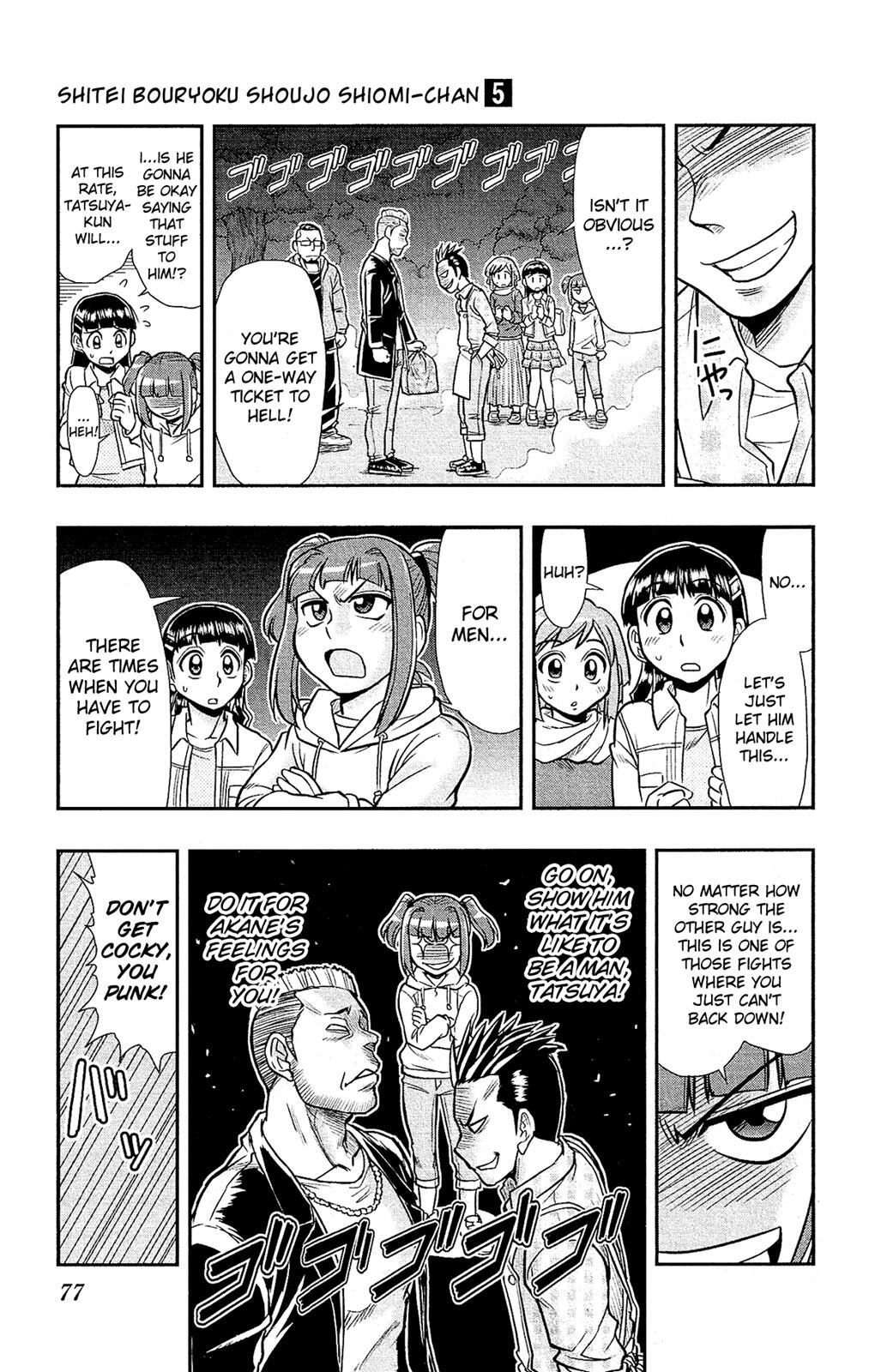 Read Shitei Bouryoku Shoujo Shiomi-chan Manga Online