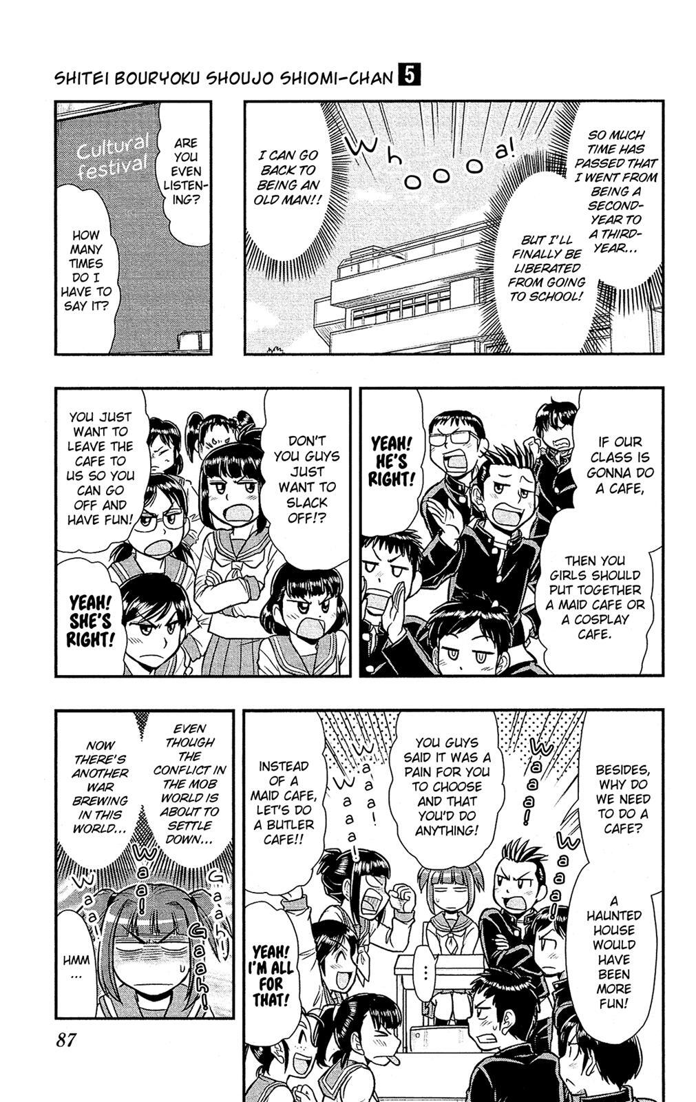 Read Shitei Bouryoku Shoujo Shiomi-chan Manga Online