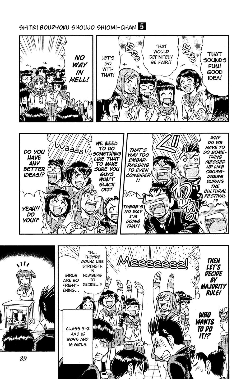 Read Shitei Bouryoku Shoujo Shiomi-chan Manga Online