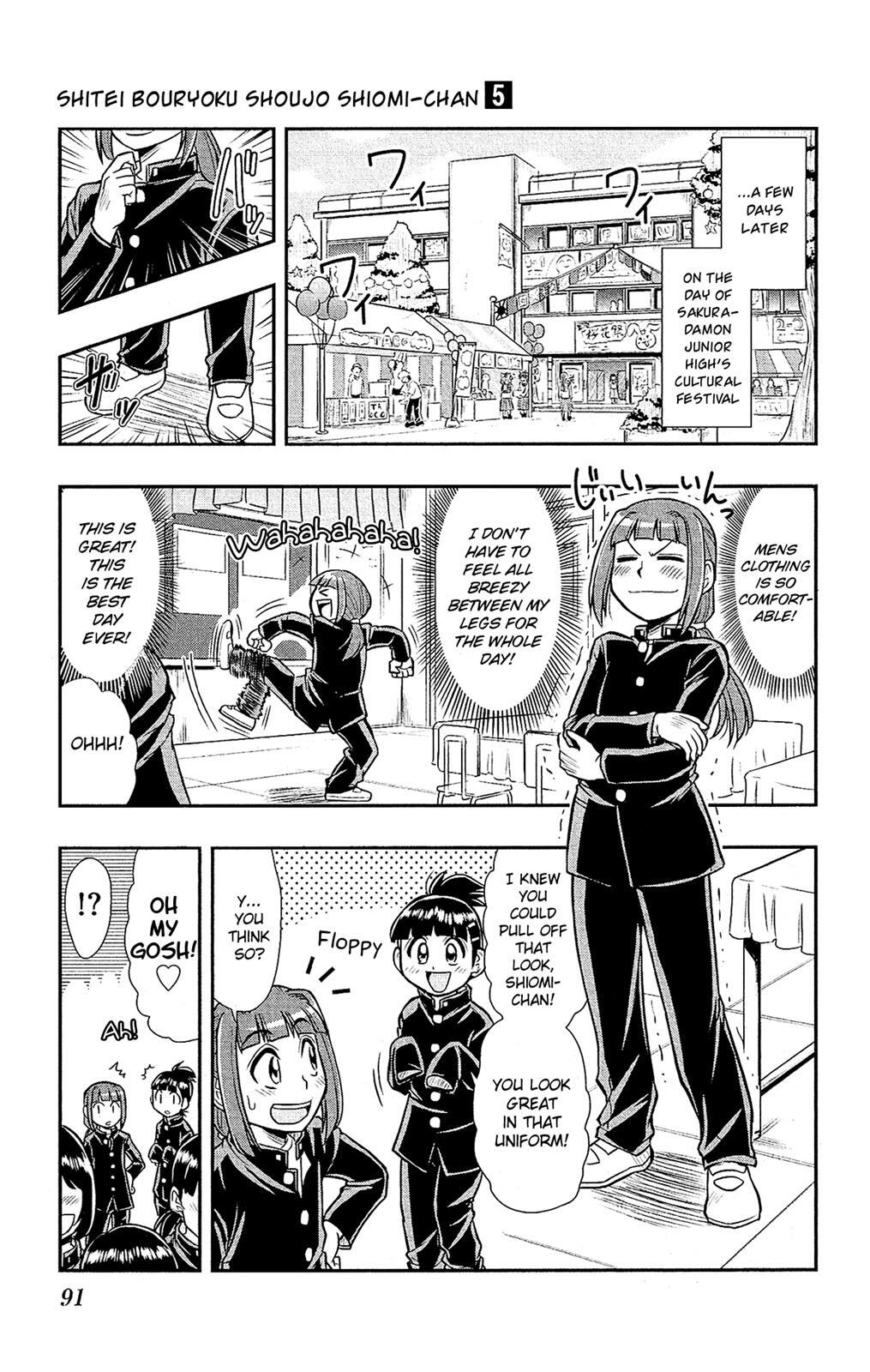 Read Shitei Bouryoku Shoujo Shiomi-chan Manga Online