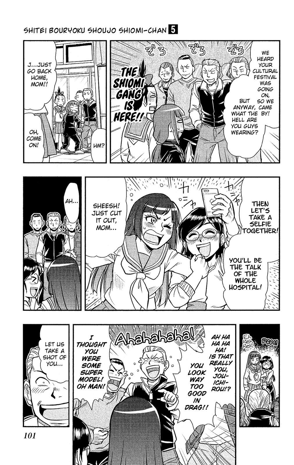 Read Shitei Bouryoku Shoujo Shiomi-chan Manga Online