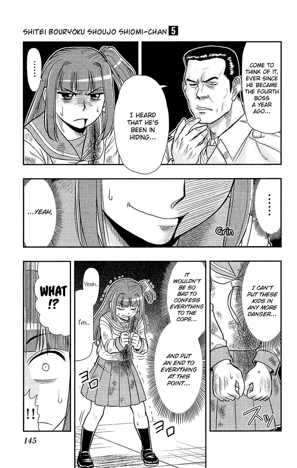 Read Shitei Bouryoku Shoujo Shiomi-chan Manga Online