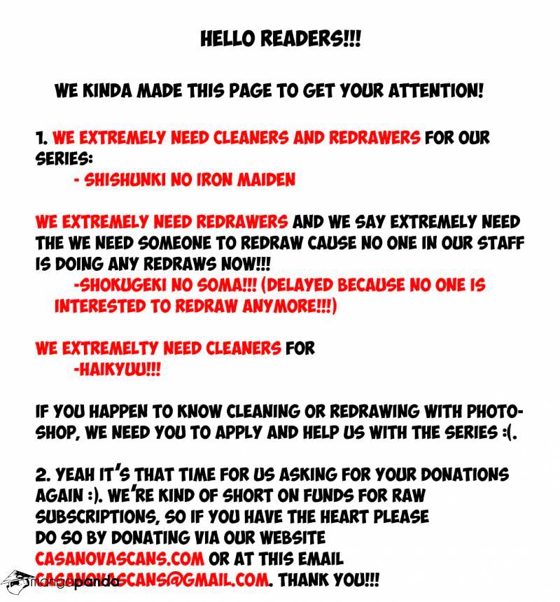 Read Shokugeki no Soma Manga Online