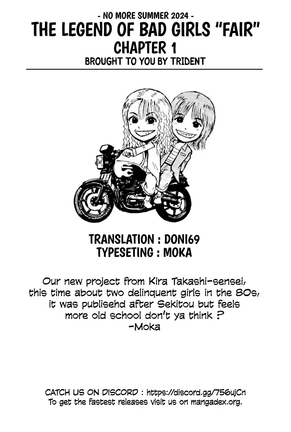 Read Shoujo Bousou Densetsu Fair Manga Online