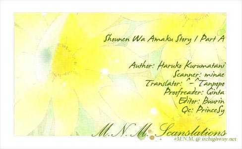 Read Shounen wa Amaku Aisu Manga Online