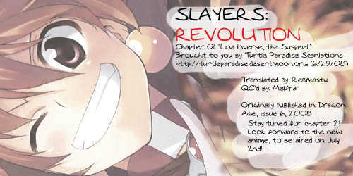Read Slayers REVOLUTION Manga Online