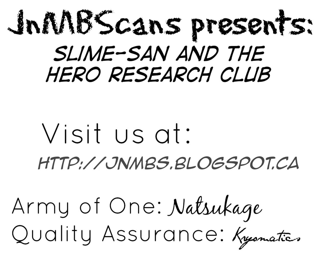 Read Slime-san to Yuusha Kenkyuubu Manga Online