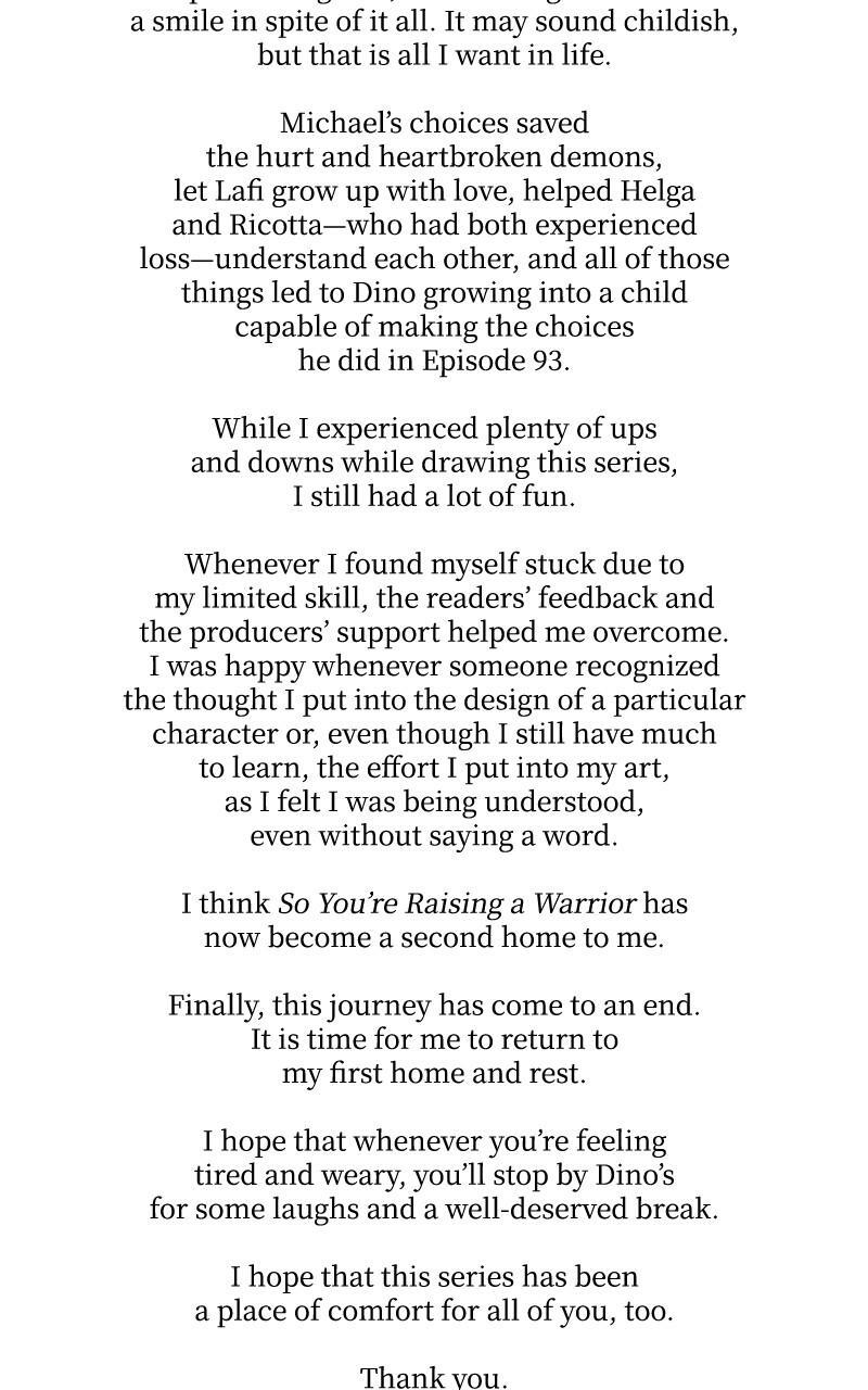 Read So You're Raising a Warrior Manga Online