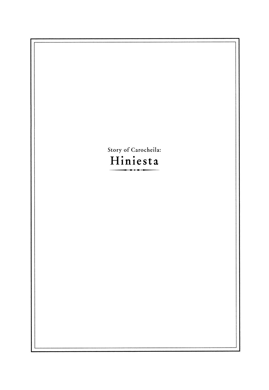 Read Story of Carocheila Manga Online