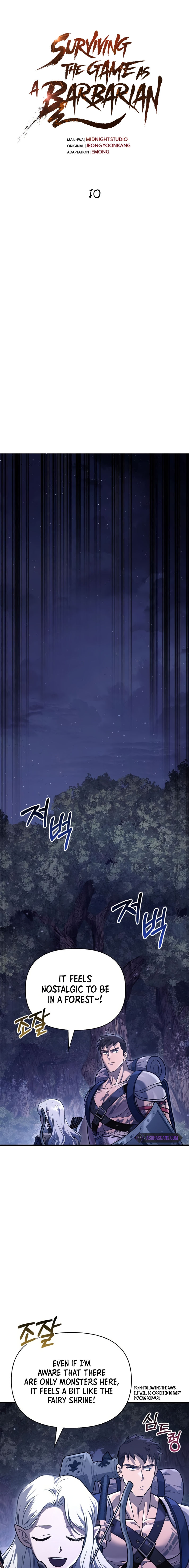 Read Surviving The Game as a Barbarian Manga Online