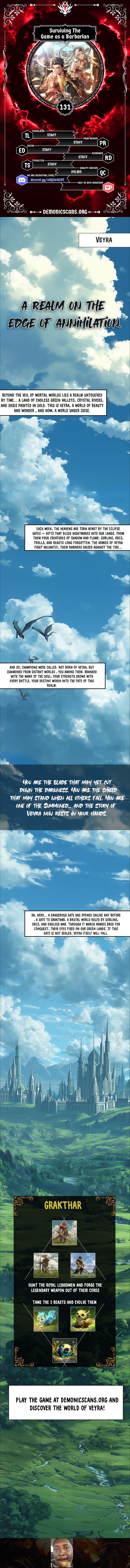 Read Surviving The Game as a Barbarian Manga Online