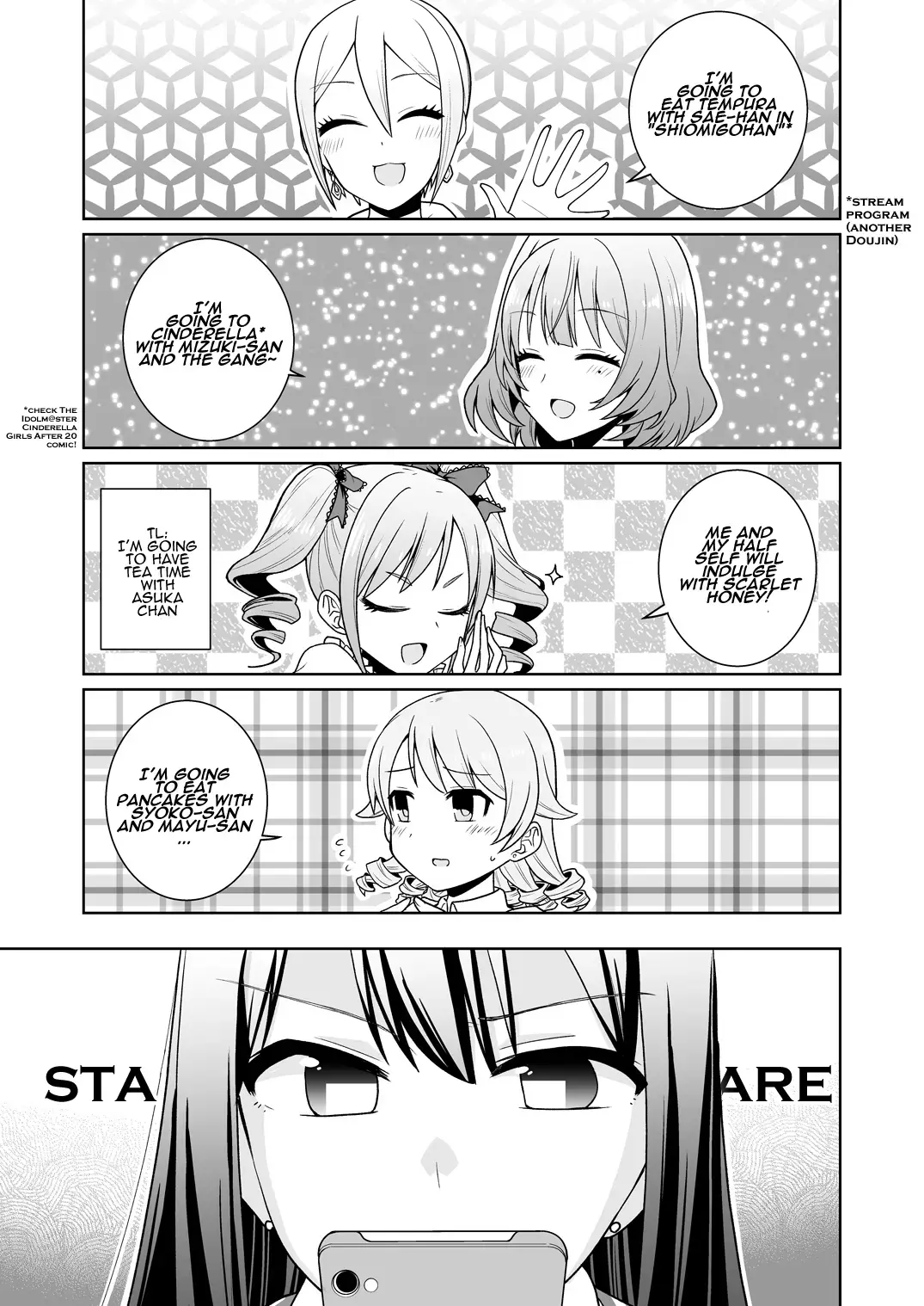 Read THE iDOLM@STER Cinderella Girls - ShibuRin ga Jitensha de Gohan o Tabe ni Iku Ohanashi (Doujinshi) Manga Online