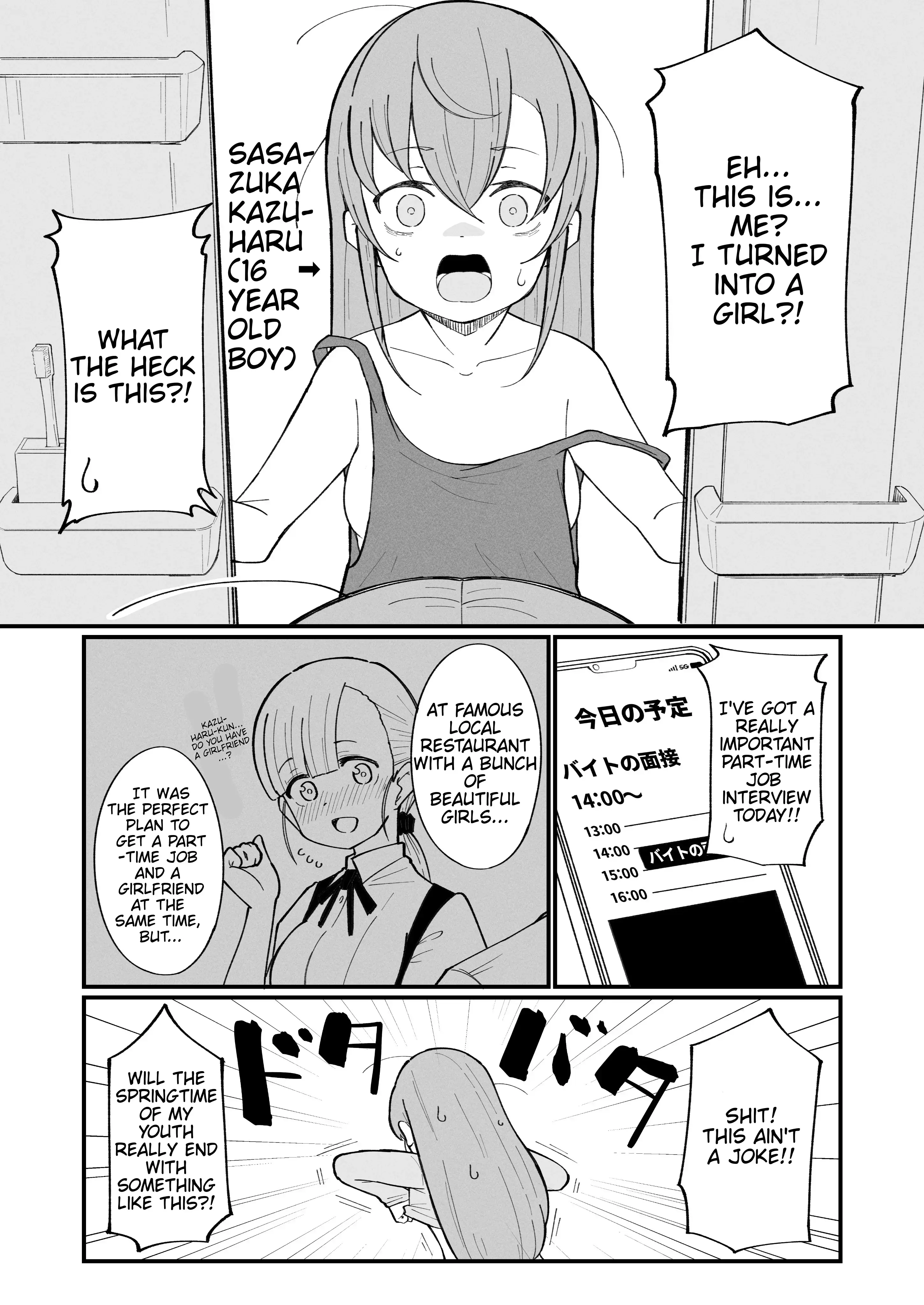 Read TS Boys With Unexpectedly Beautiful Girl Moves Manga Online