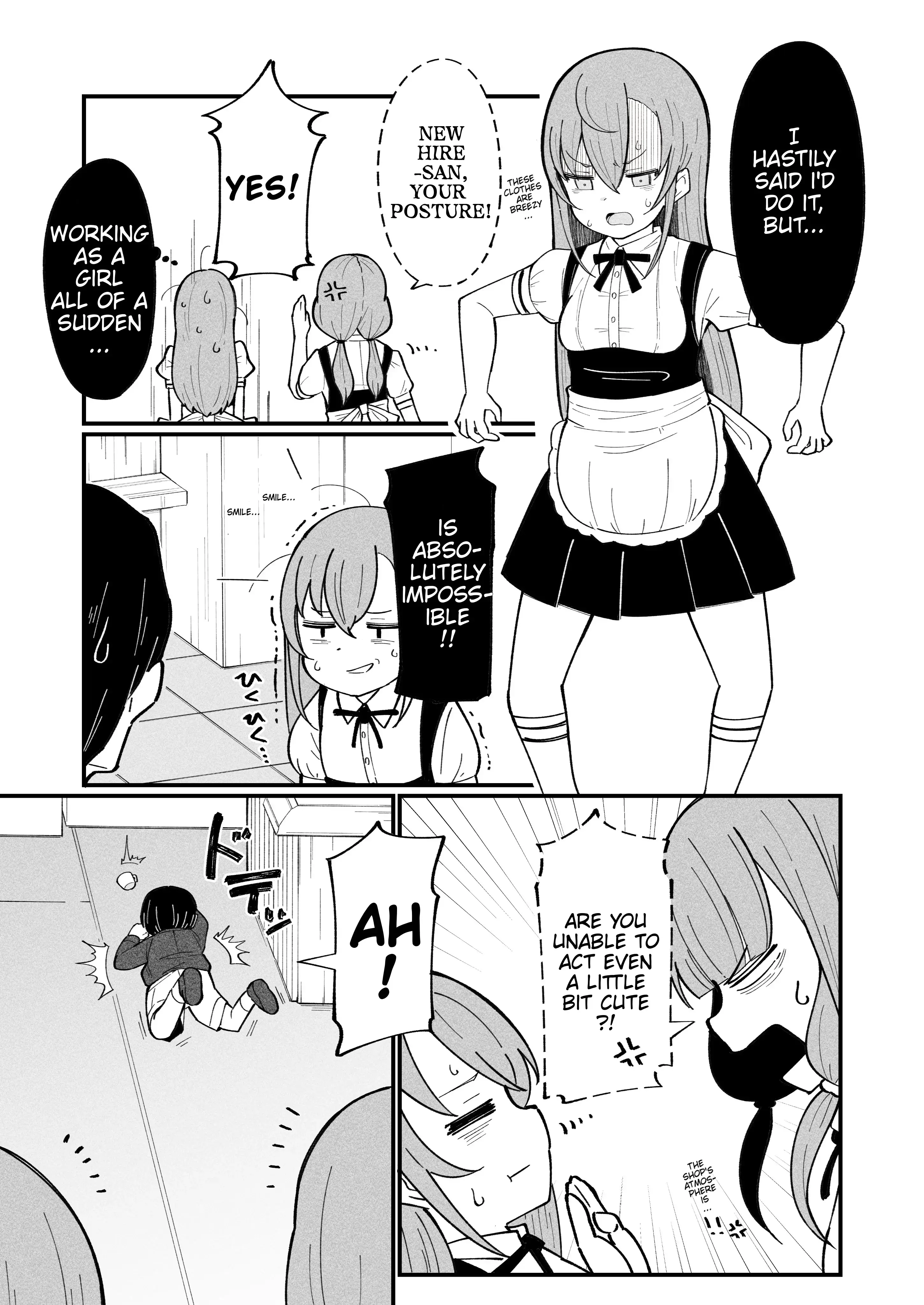 Read TS Boys With Unexpectedly Beautiful Girl Moves Manga Online