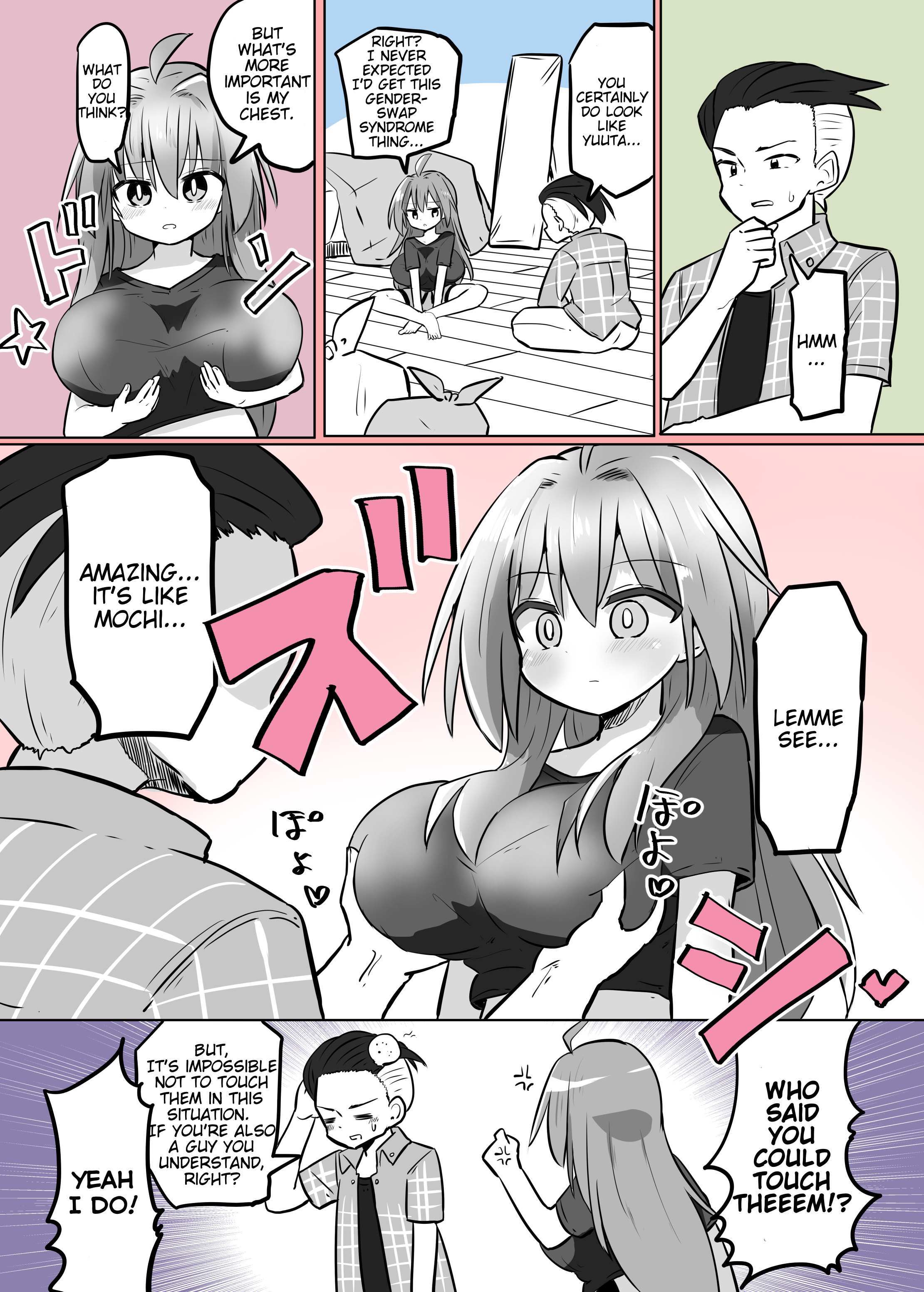 Read TS Shita Kedo Mune ga Deka Sugiru Manga Online