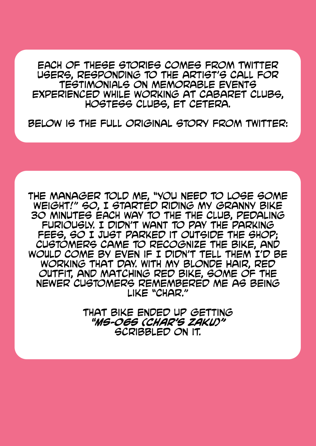 Read Tales from the Club Manga Online