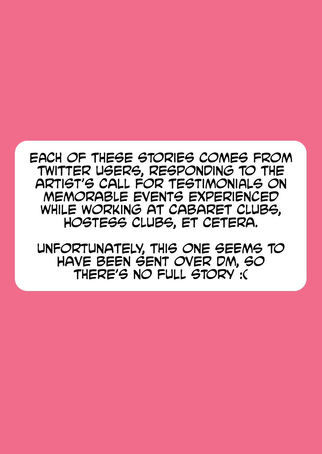 Read Tales from the Club Manga Online