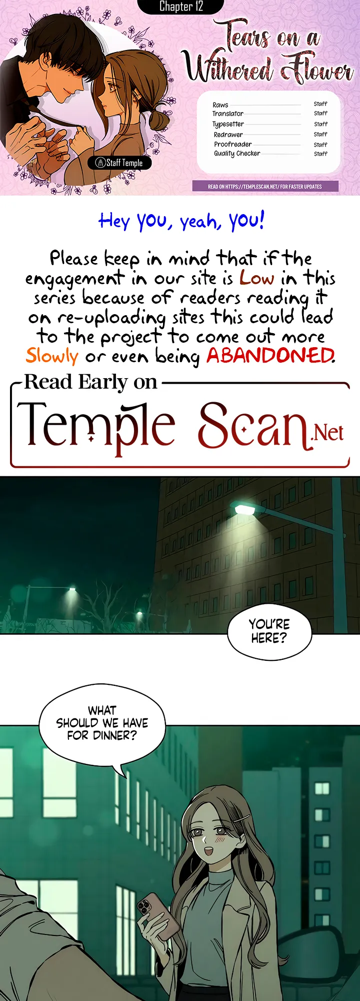 Read Tears on a Withered Flower Manga Online