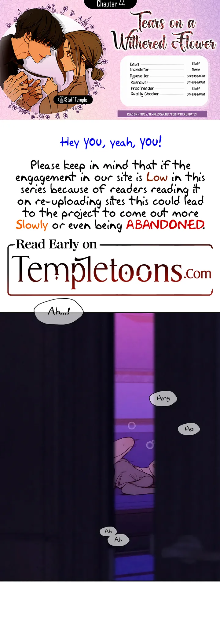 Read Tears on a Withered Flower Manga Online