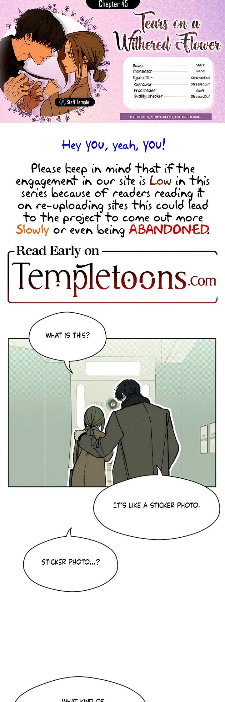 Read Tears on a Withered Flower Manga Online