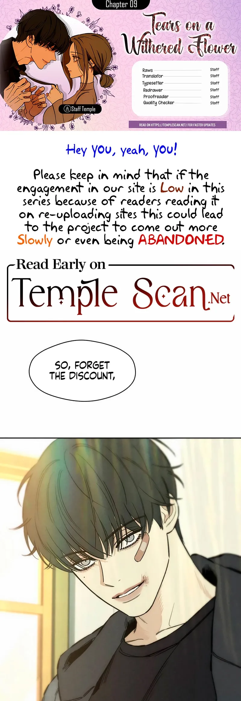 Read Tears on a Withered Flower Manga Online