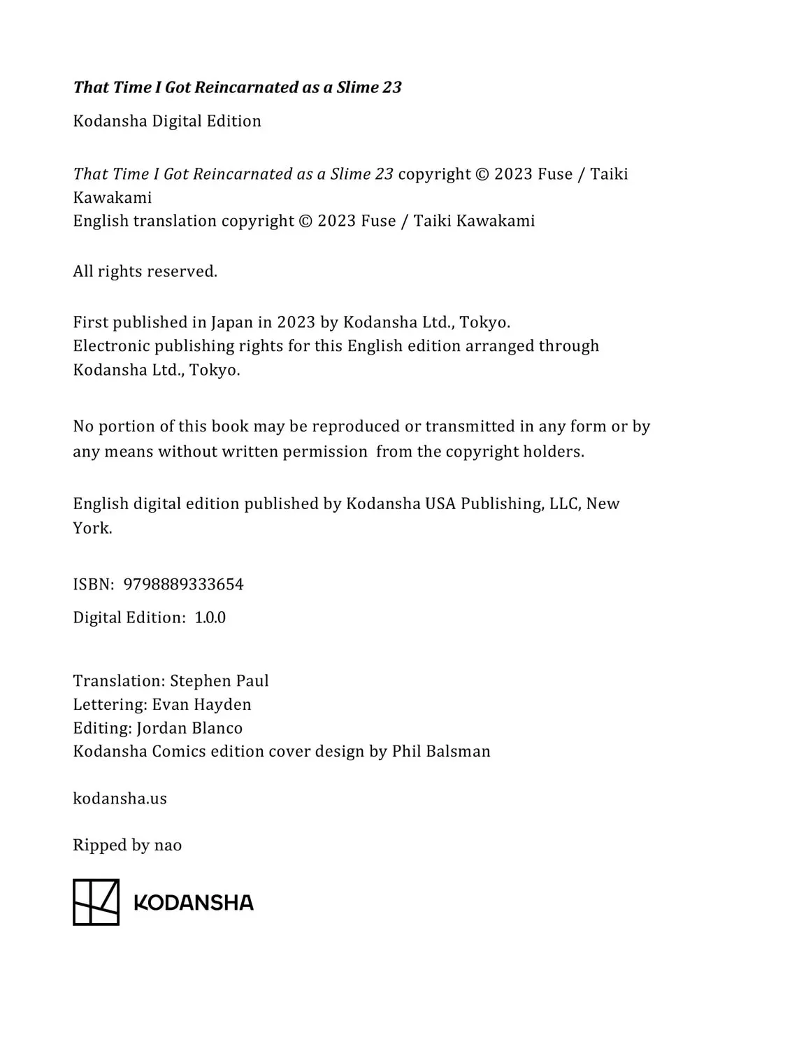 Read Tensei Shitara Slime Datta Ken Manga Online