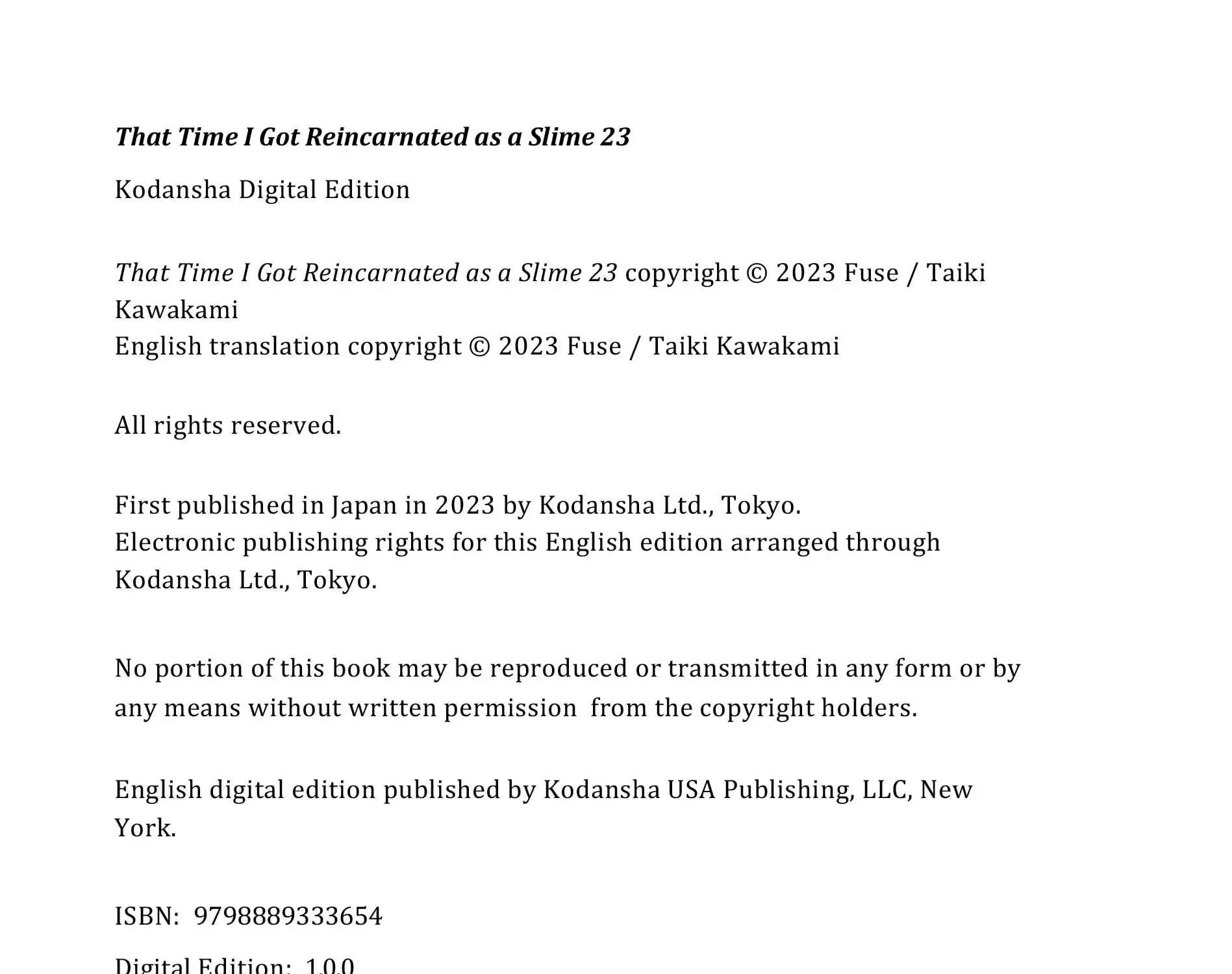 Read Tensei Shitara Slime Datta Ken Manga Online