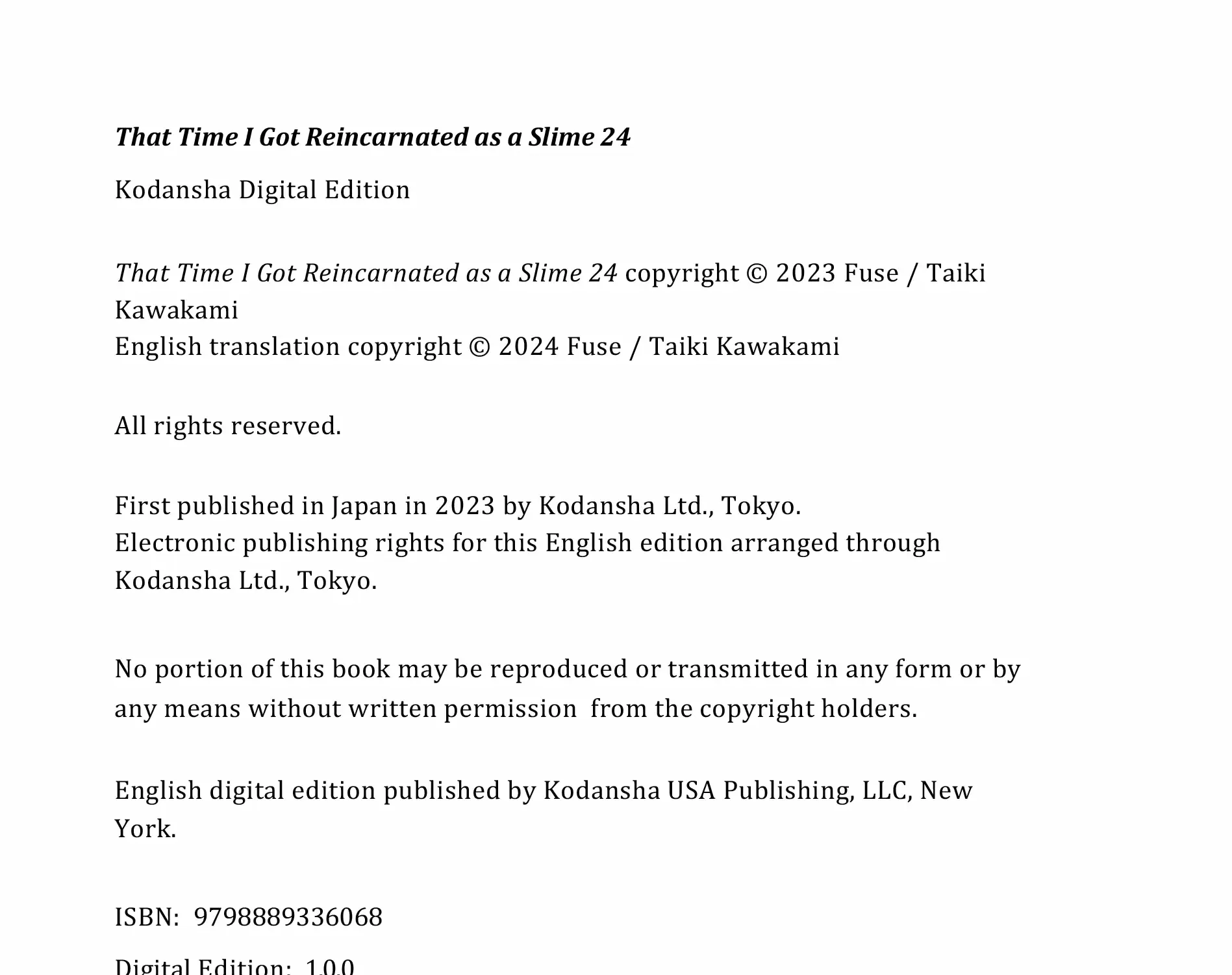 Read Tensei Shitara Slime Datta Ken Manga Online