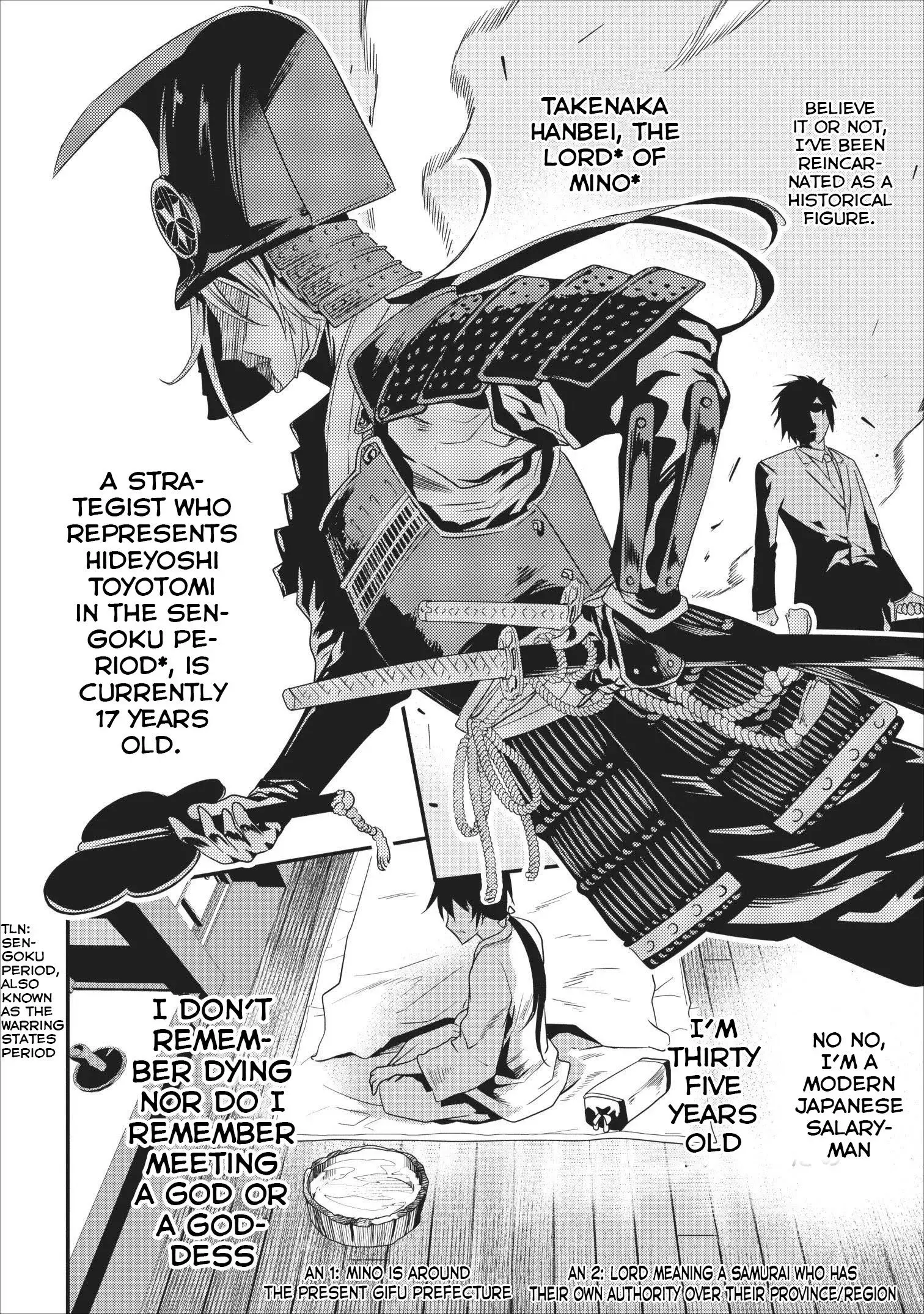 Read Tensei! Takenaka Hanbei- Minor Bushou ni Tensei shita Nakama-tachi to Sengoku Ranse wo Ikinuku Manga Online